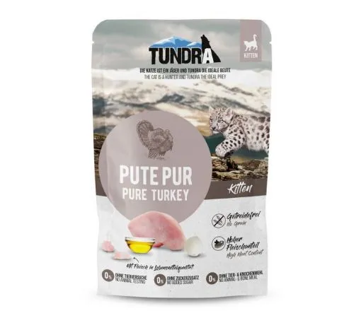 Tundra Cat Pouchpack Kitten Pute pur 85g