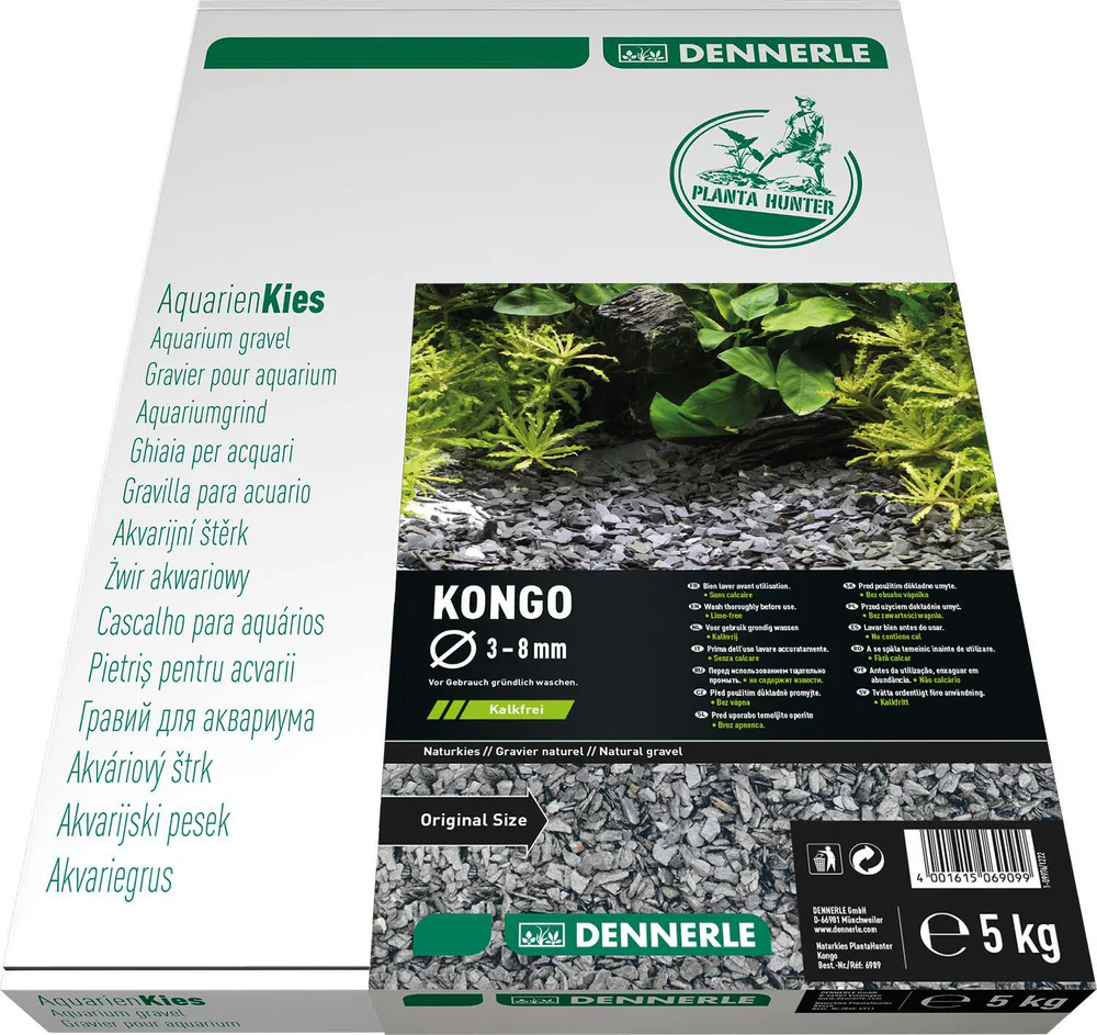 Dennerle  Naturkies Kongo 5kg, 3-8 mm