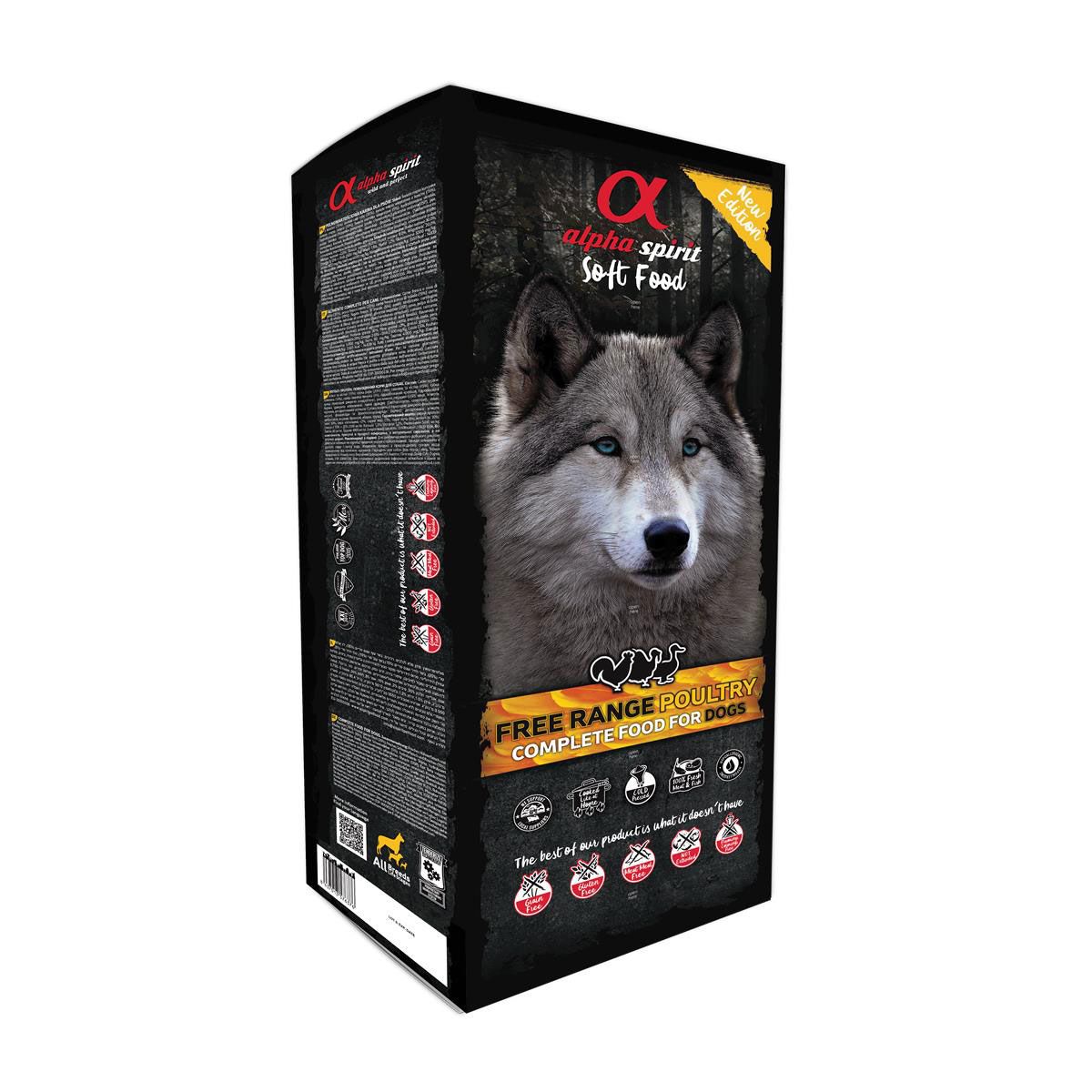 alpha spirit Dog Complete Soft Food Freiland-Geflügel 9,0 kg alpha spirit Dog Complete Soft Food Freiland-Geflügel 9,0 kg