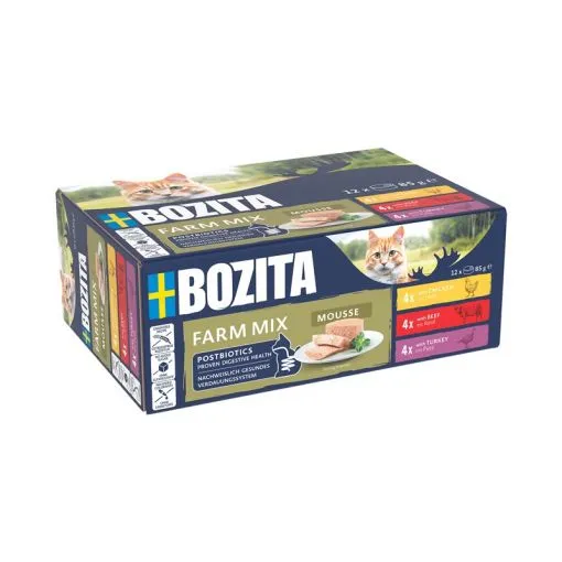 Bozita Mousse Farm Mix 12 x 85g