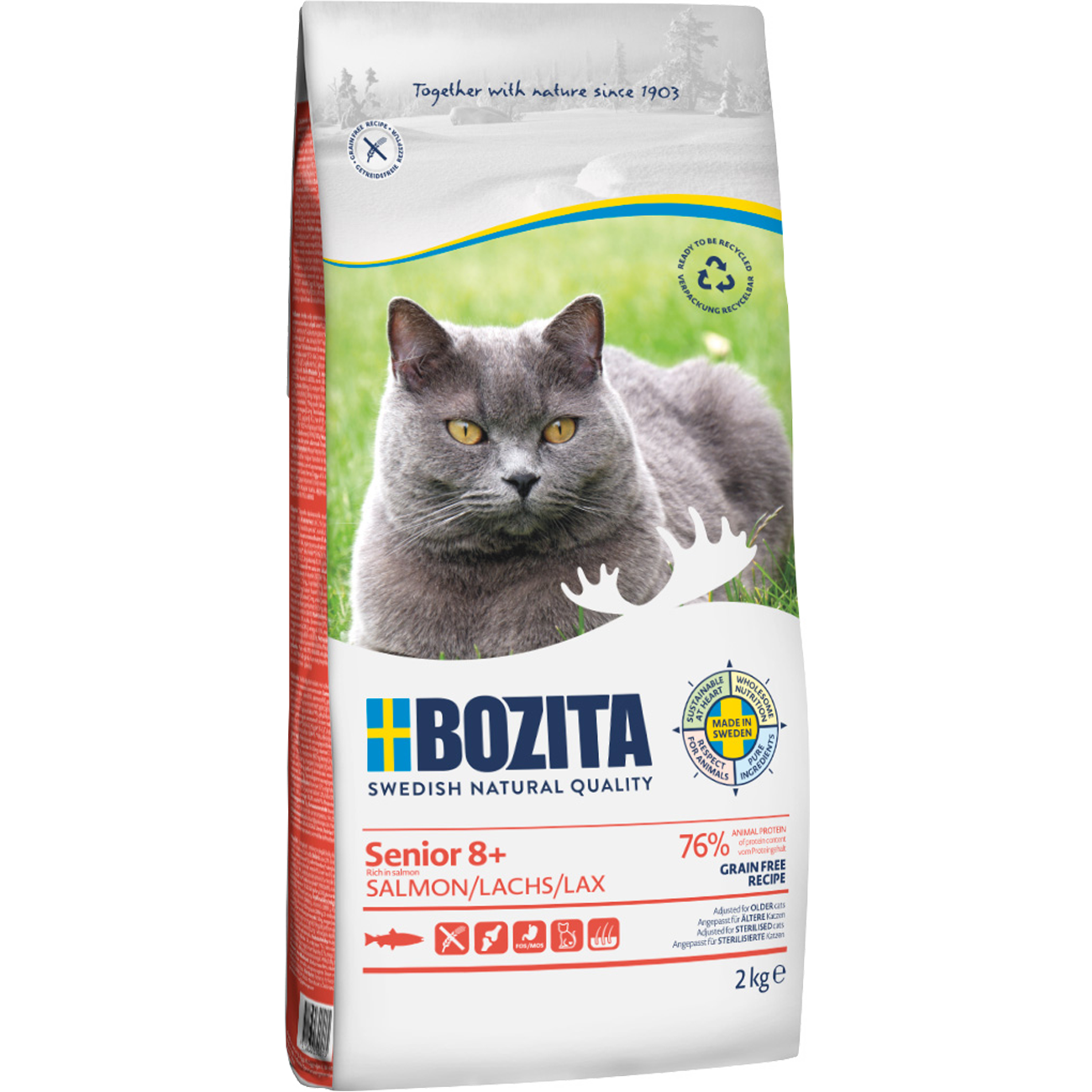 Bozita Senior 8+ mit Lachs 2 kg