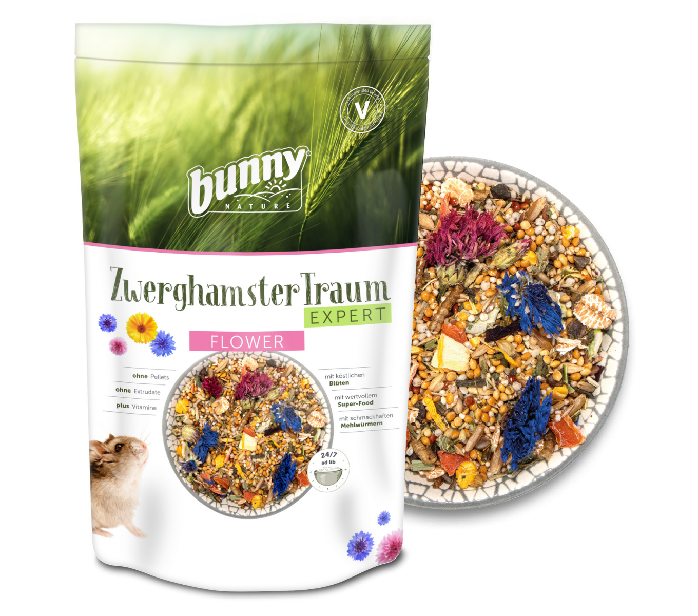 Bunny ZwerghamsterTraum Expert Flower 500 g Bunny ZwerghamsterTraum Expert Flower 500 g