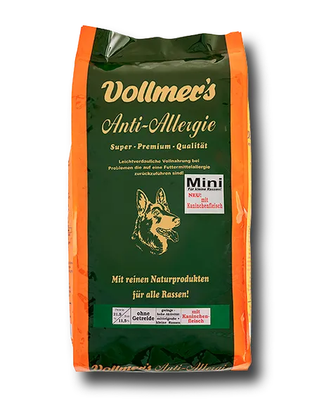 Vollmers Anti Allergie Mini mit Kaninchen 5kg