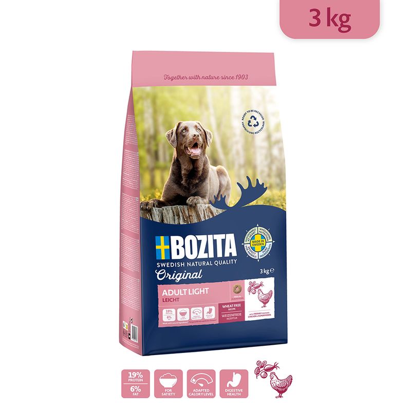 Bozita Original Adult Light Huhn 3kg Bozita Original Adult Light Huhn 3kg
