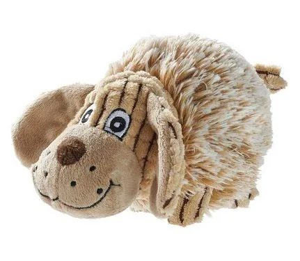 Hundespielzeug Pori Hund beige 17cm