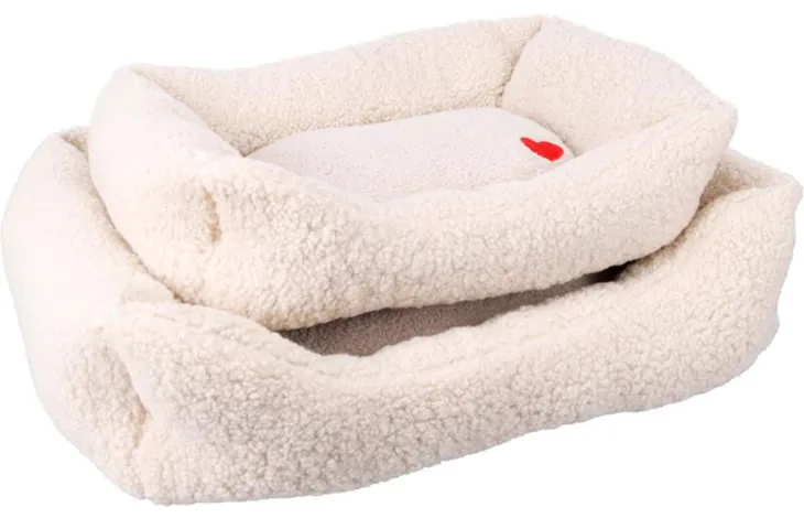 Flamingo Korb Lief Rechteck Beige