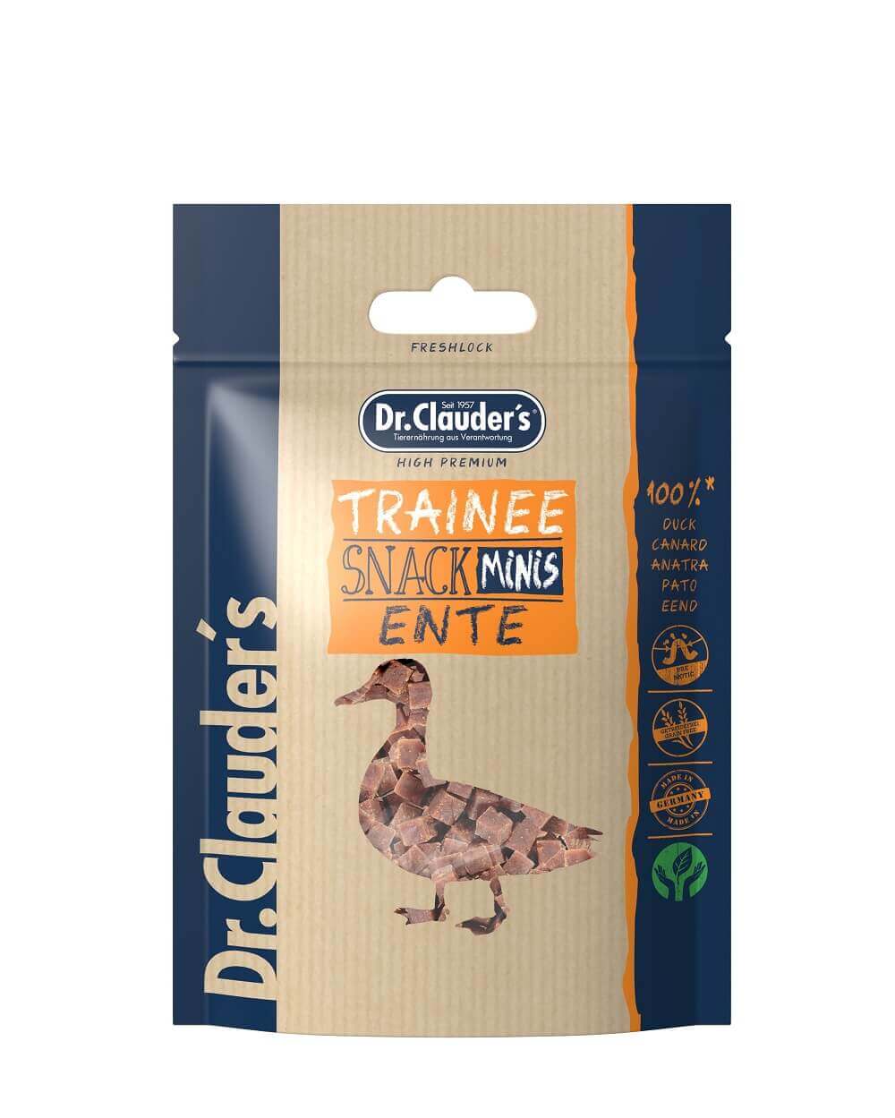Dr.Clauder´s Trainee Snack Minis Ente 50g