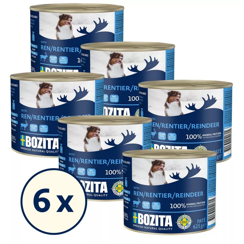 Bozita Paté mit Rentier (6x 625g)