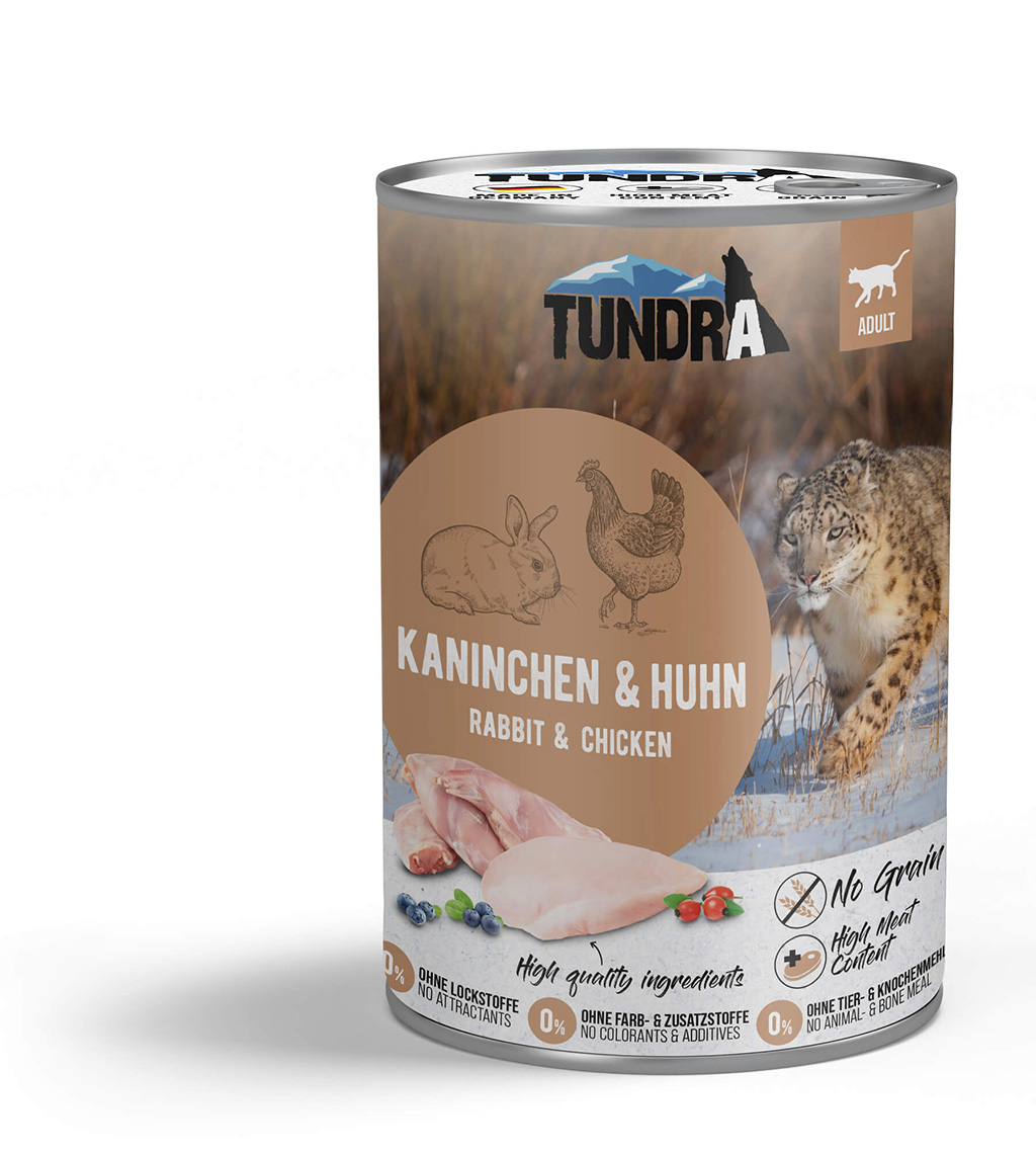 Tundra Cat Kaninchen und Huhn (6 x 400g)