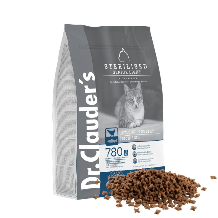 Dr.Clauder's High Premium Sterilised Senior Light 4kg