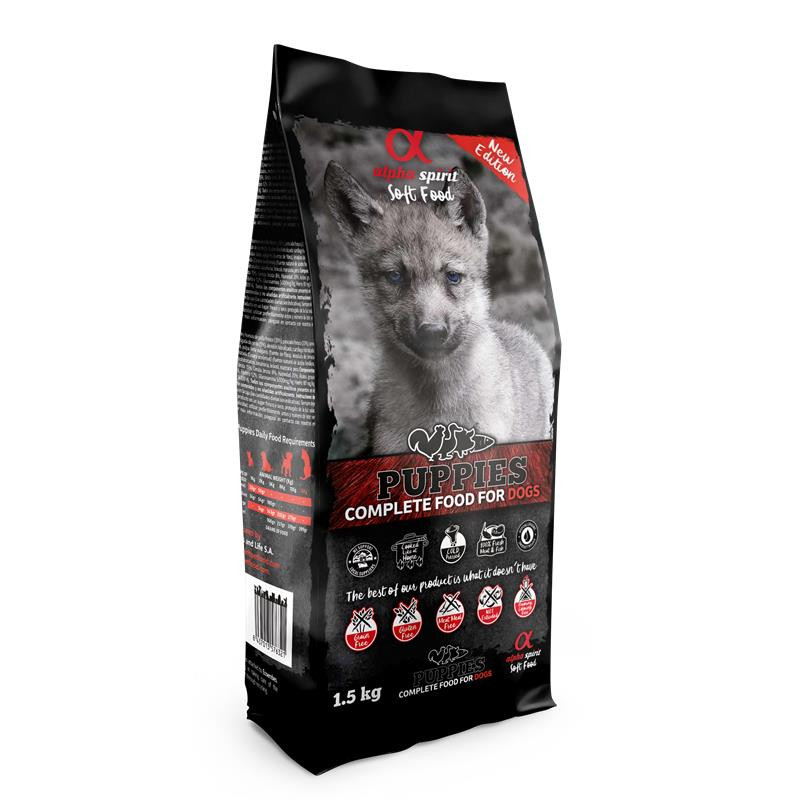 alpha spirit Dog Complete Food Puppies 1,5kg alpha spirit Dog Complete Food Puppies 1,5kg