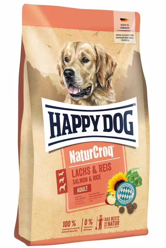 Happy Dog NaturCroq Lachs & Reis 1 kg Happy Dog NaturCroq Lachs & Reis 1 kg