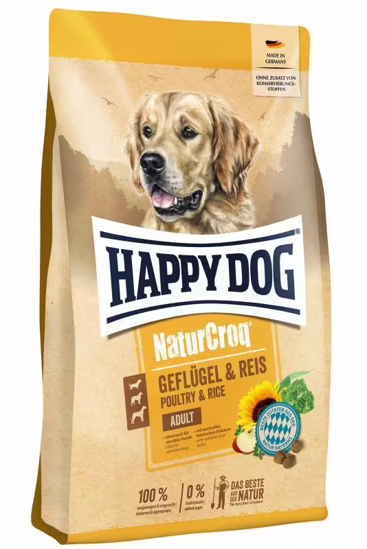 Happy Dog NaturCroq Geflügel & Reis 11kg Happy Dog NaturCroq Geflügel & Reis 11kg