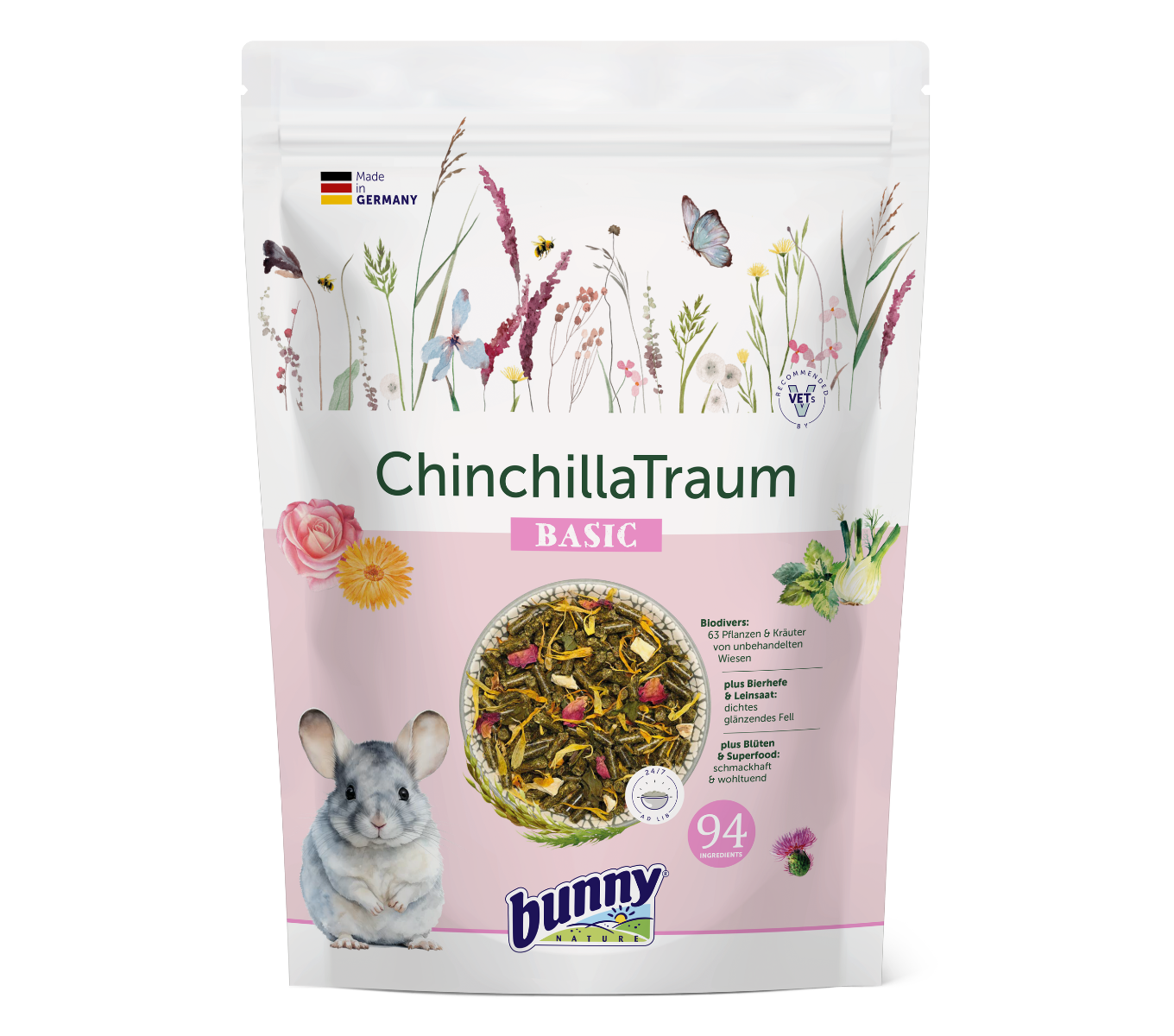 Bunny ChinchillaTraum Basic 1,2 kg Bunny ChinchillaTraum Basic 1,2 kg