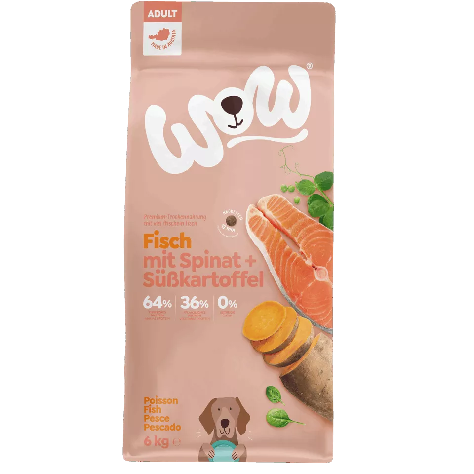 Wow Dog Trocken Adult Fisch 6kg Wow Dog Trocken Adult Fisch 6kg