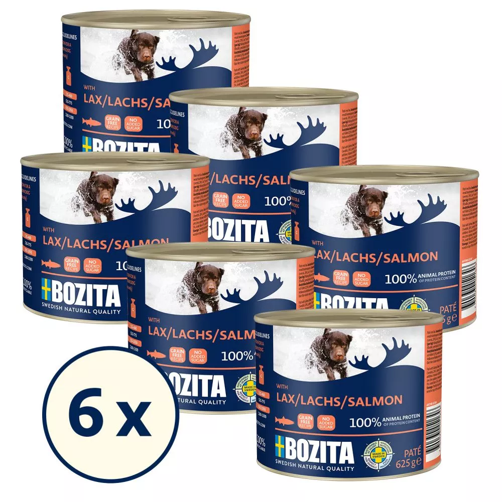 Bozita Paté mit Lachs (6x 625g)