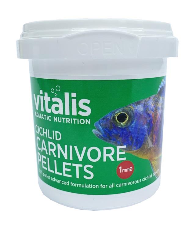 Vitalis Cichlid Carnivore Pellets 1mm 70g